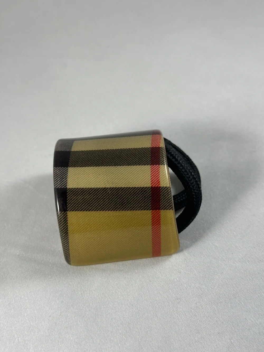 Burberry Nova Check Ponytail Holder / Hair Cuff – Made in France
